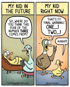 Parenting Fowl language cartoon