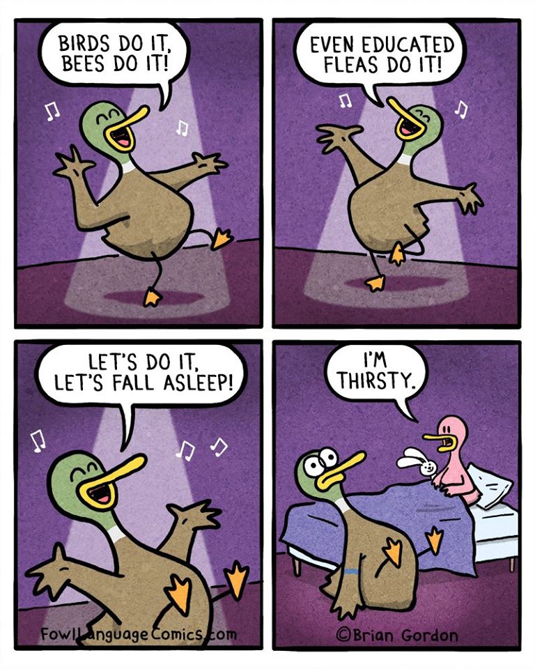 Parenting Fowl language cartoon