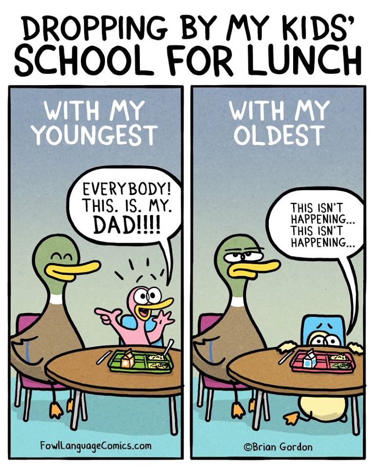 Parenting Fowl language cartoon