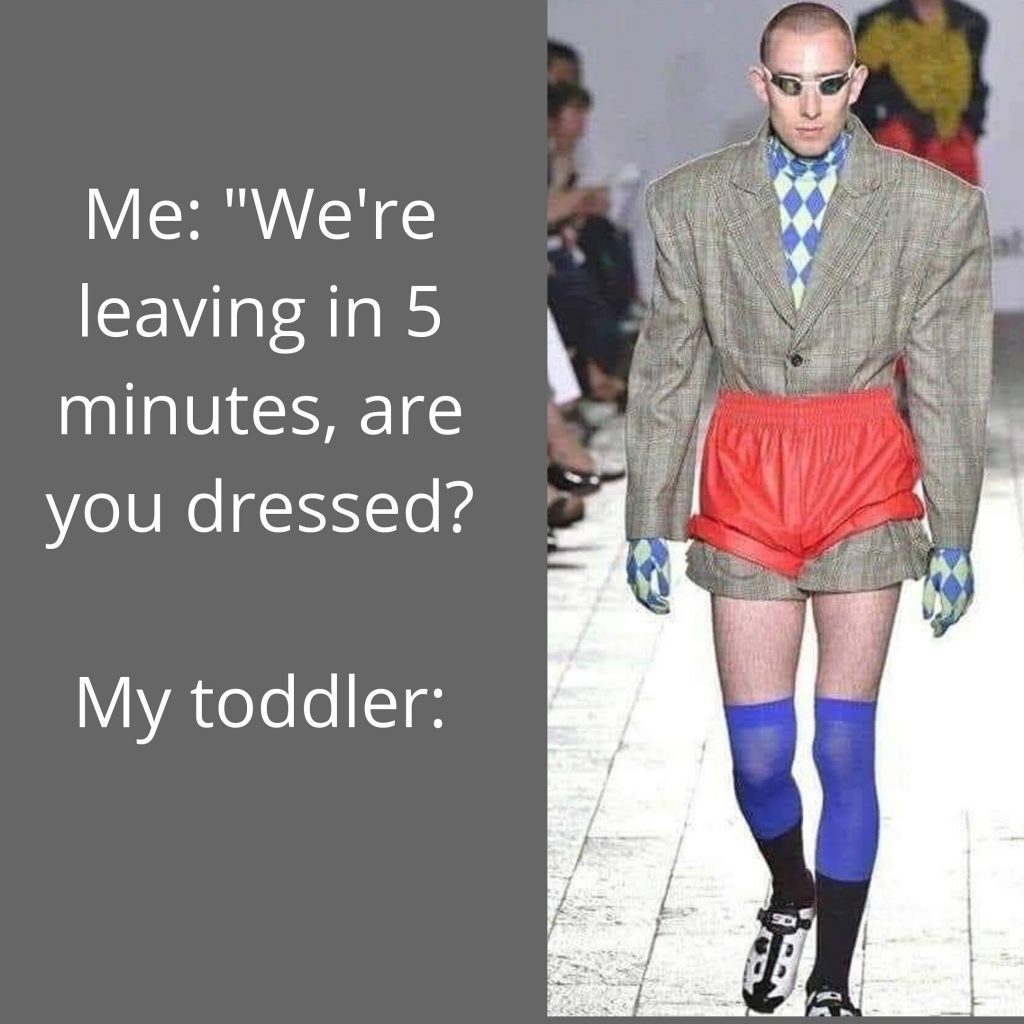 Man dressed like a toddler