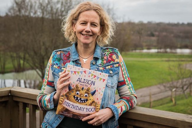 alison and the birthday boo book