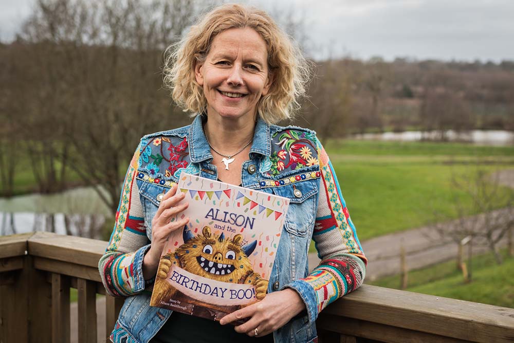 alison and the birthday boo book