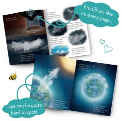 Busy Bee seek-and-find activity featured in the book