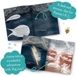 Key scenes and themes from our customisable illustrated children’s adventure story book