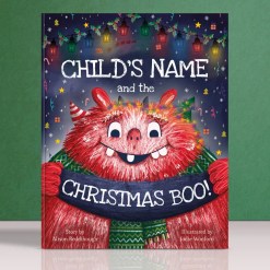 Personalised child’s Christmas adventure book – product cover view