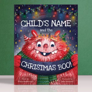 Personalised child’s Christmas adventure book – product cover view