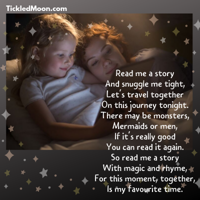 Read Me a Story poem by Tickled Moon