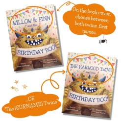 Cover name variations twin names or surname for a unique, heartfelt keepsake gift