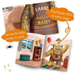 Spider Boo seek-and-find throughout the book