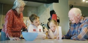 Curiosity box experiments with grandparents and kids