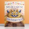 Birthday Boo for Twins personalised book cover