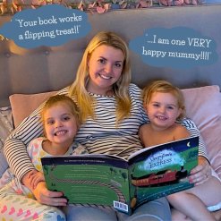 mummy & children reading at bedtime, a unique and special gift