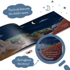 Illustrated page from The Sleepytown Express children's book