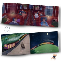 All aboard The Sleepytown Express, a calming melodic bedtime journey